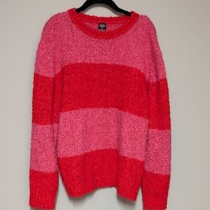 Rowing Blazers Bold Pink and Red Sweater